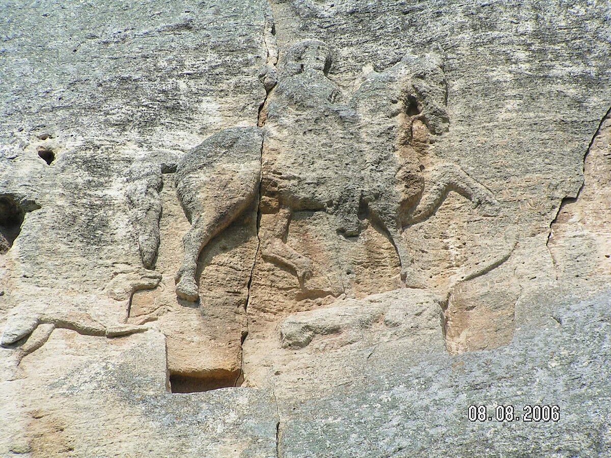 Madarareiter — Wadi ar-Rummah (Saudi-Arabien)