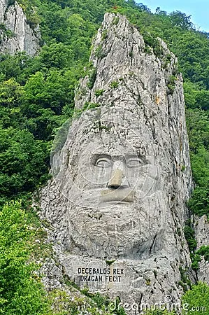 Decebal arcmása – látnivaló