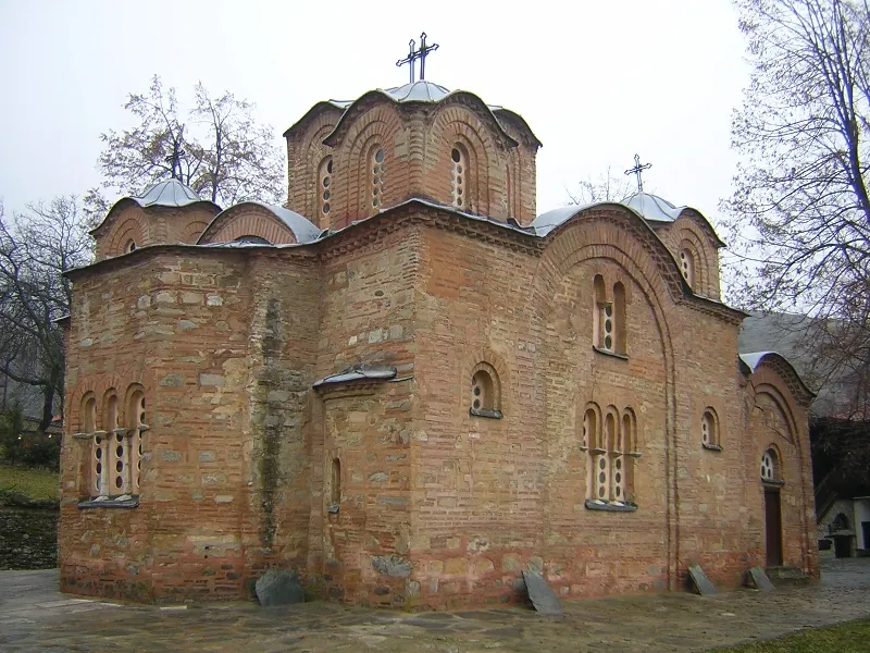 Kloster Sveti Pantelejmon - Gorno Nerezi — Kaçanik (Serbien)