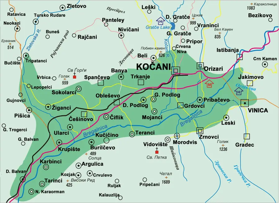 Kočani Rice Fields — Kalimanci Lake (North Macedonia)