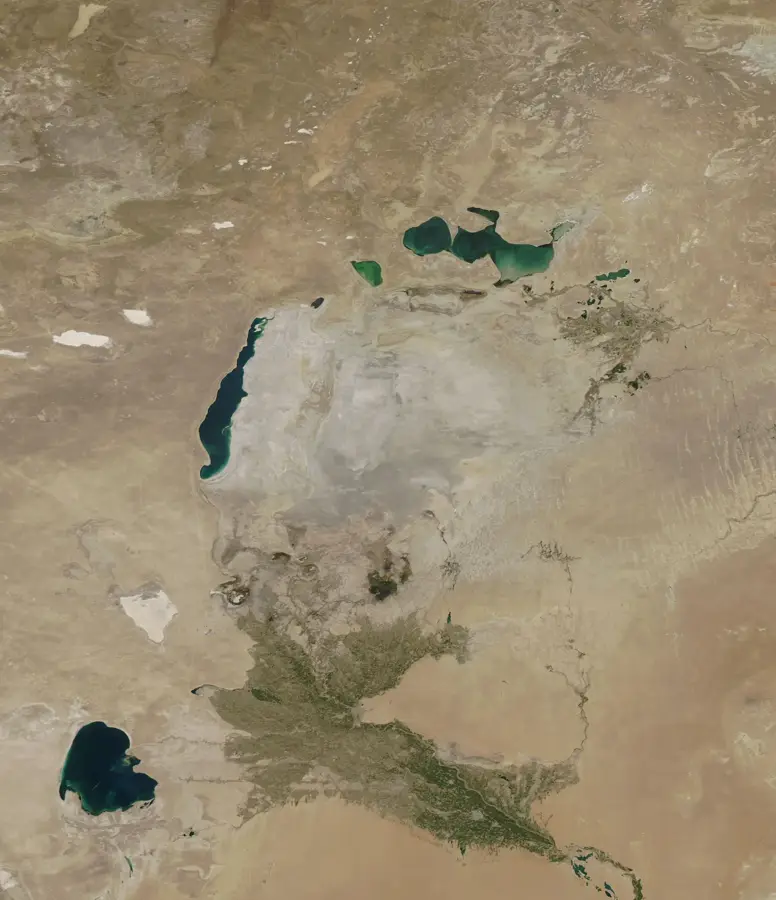 Aralkum — Syrdarja (Kasachstan)