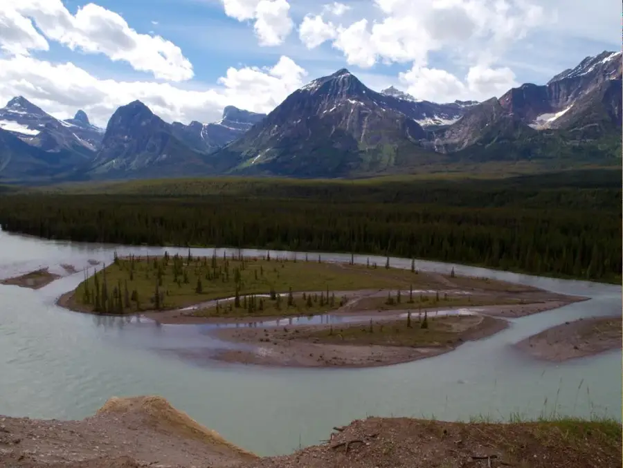 Athabasca River — Drumheller (Kanada)