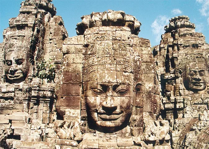 Bayon-Tempel — Ta Prohm (Kambodscha)