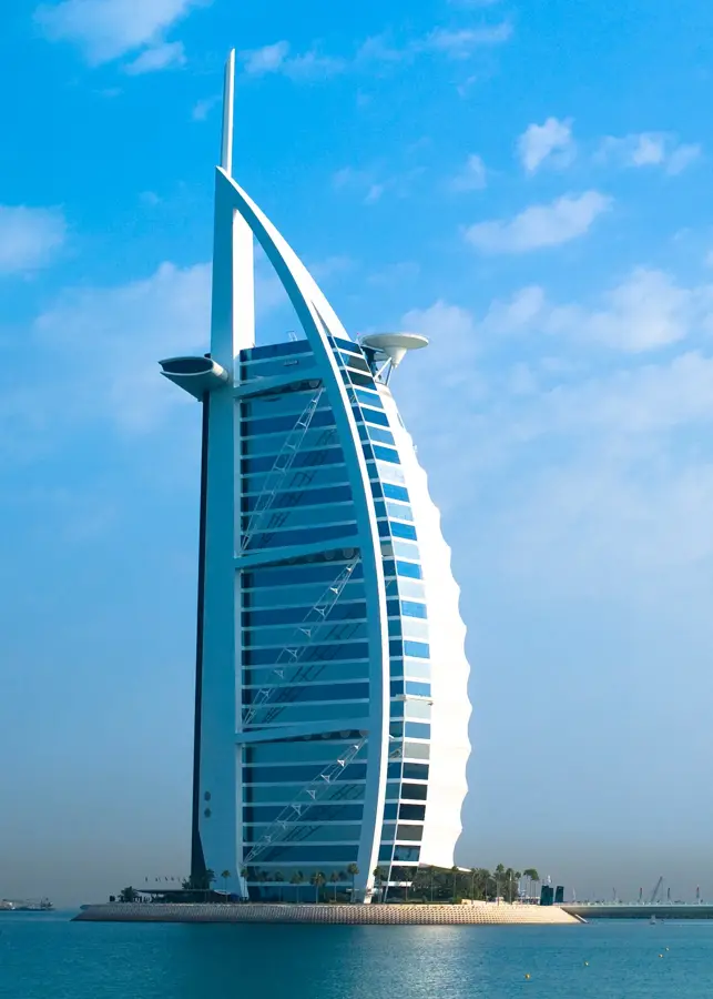 Burj Al Arab — Hatta Dam Lake (United Arab Emirates)