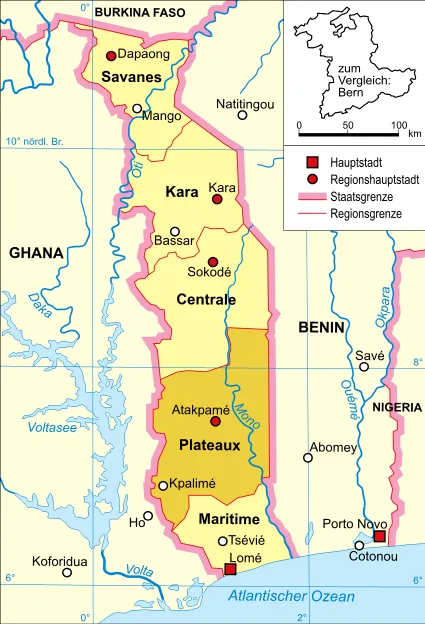 Cascada Aklowa — Badou (Togo)