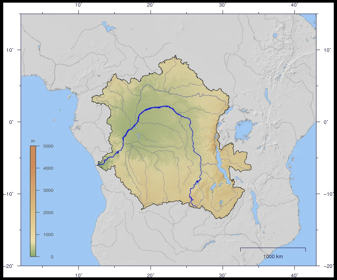 Bazinul Congo — Lacul Tumba (Congo - Kinshasa)