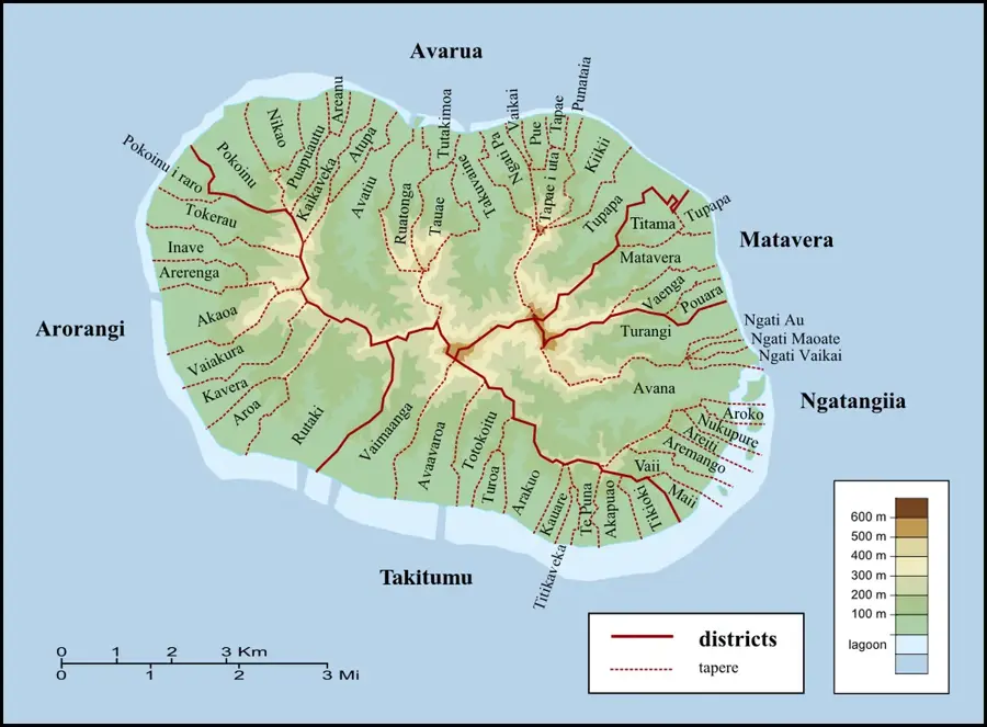 Palatul lui Pa Ariki — Satul Te Vara Nui (Insulele Cook)