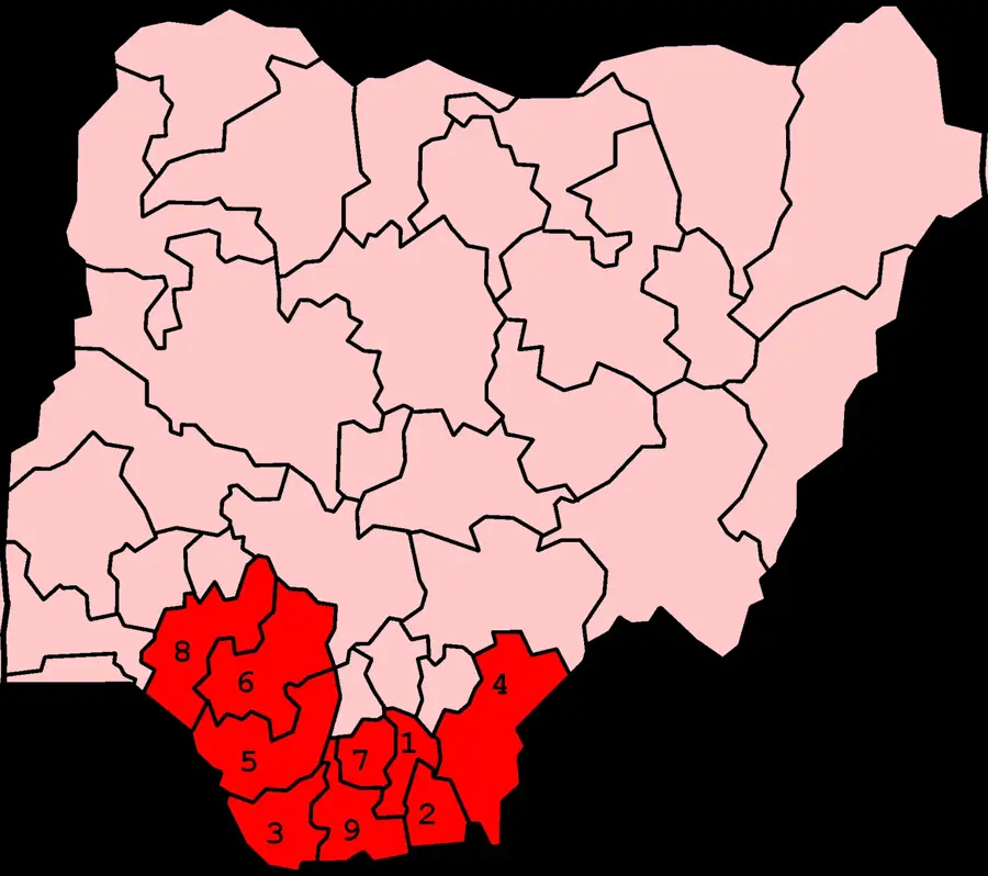 Niger-Delta (Relief) — Yenagoa (Nigeria)