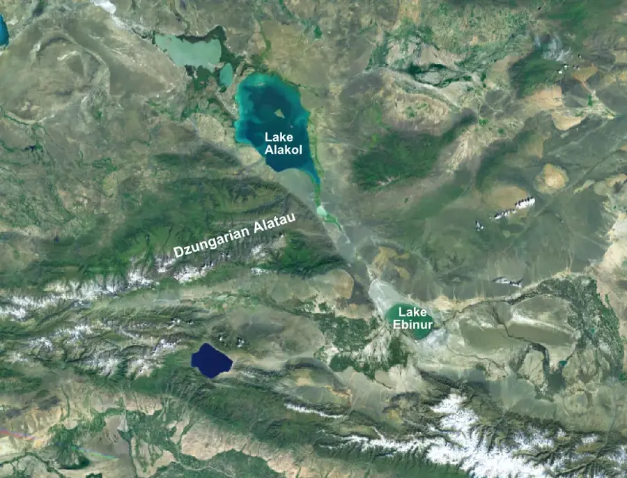 Dzungarian Basin — Kanas Lake (China)