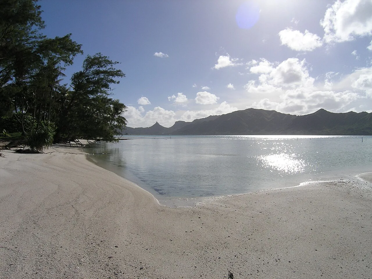 Berg Tapinga — Tarofelder von Raivavae (Französisch-Polynesien)