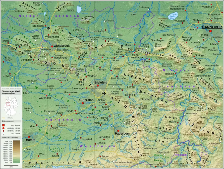 Teutoburg Forest Ridge – mountain