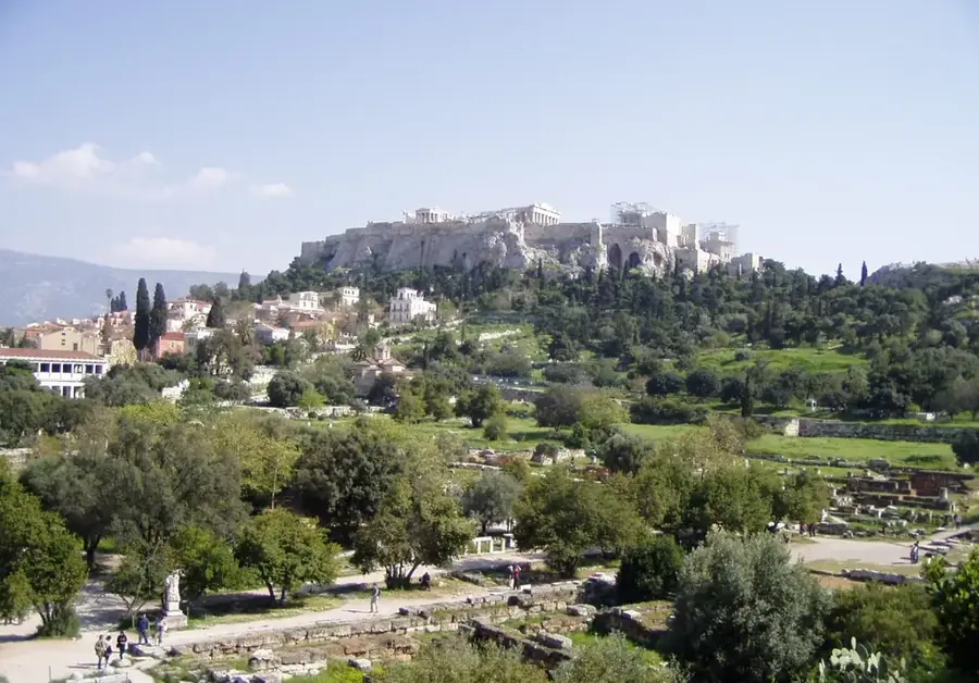 Antike Agora von Athen