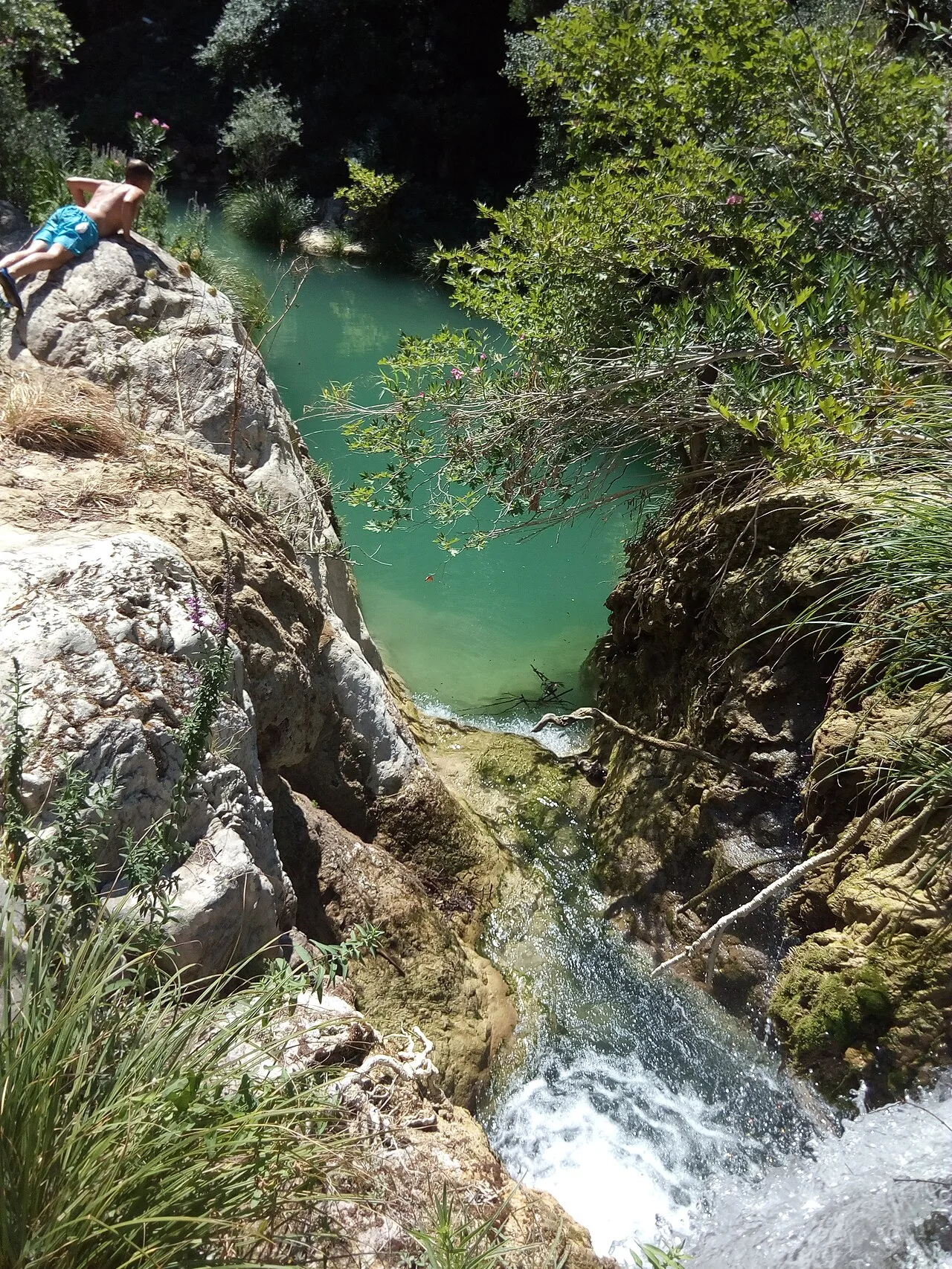 Polylimnio Waterfalls