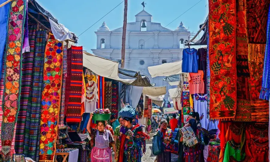 Piața Chichicastenango
