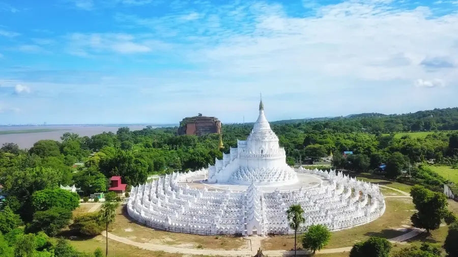 Pagoda Hsinbyume — Podul U Bein (Myanmar (Birmania))