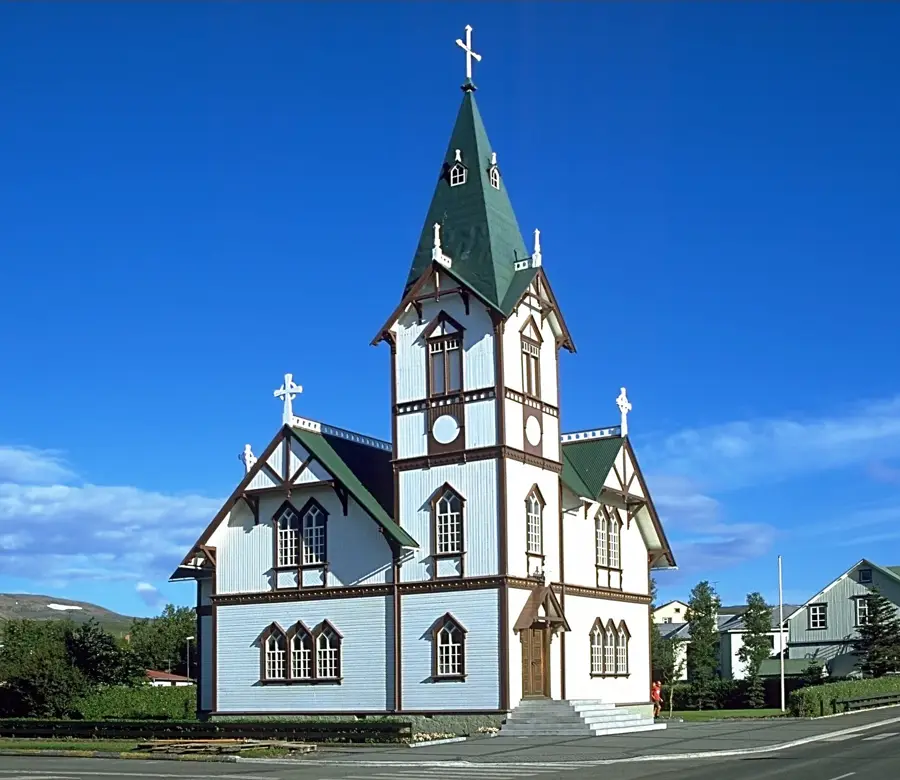 Biserica din Húsavík — Grímsey (Islanda)
