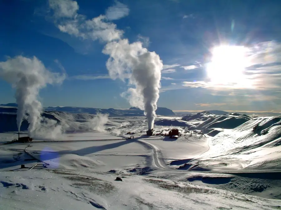 Centrala Krafla — Dimmuborgir (Islanda)