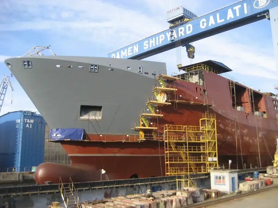 Damen Werft Galatz — Matca (Rumänien)