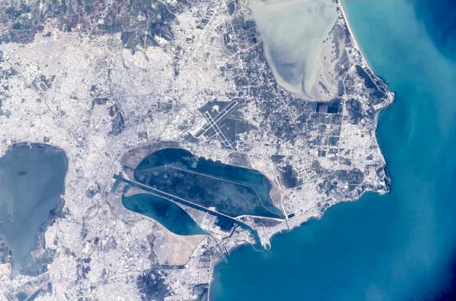 Lacul Tunis — Menzel Temime (Tunisia)