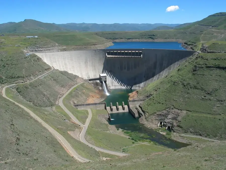 Hidrocentrala Muela — Zona Naturală Muela (Lesotho)