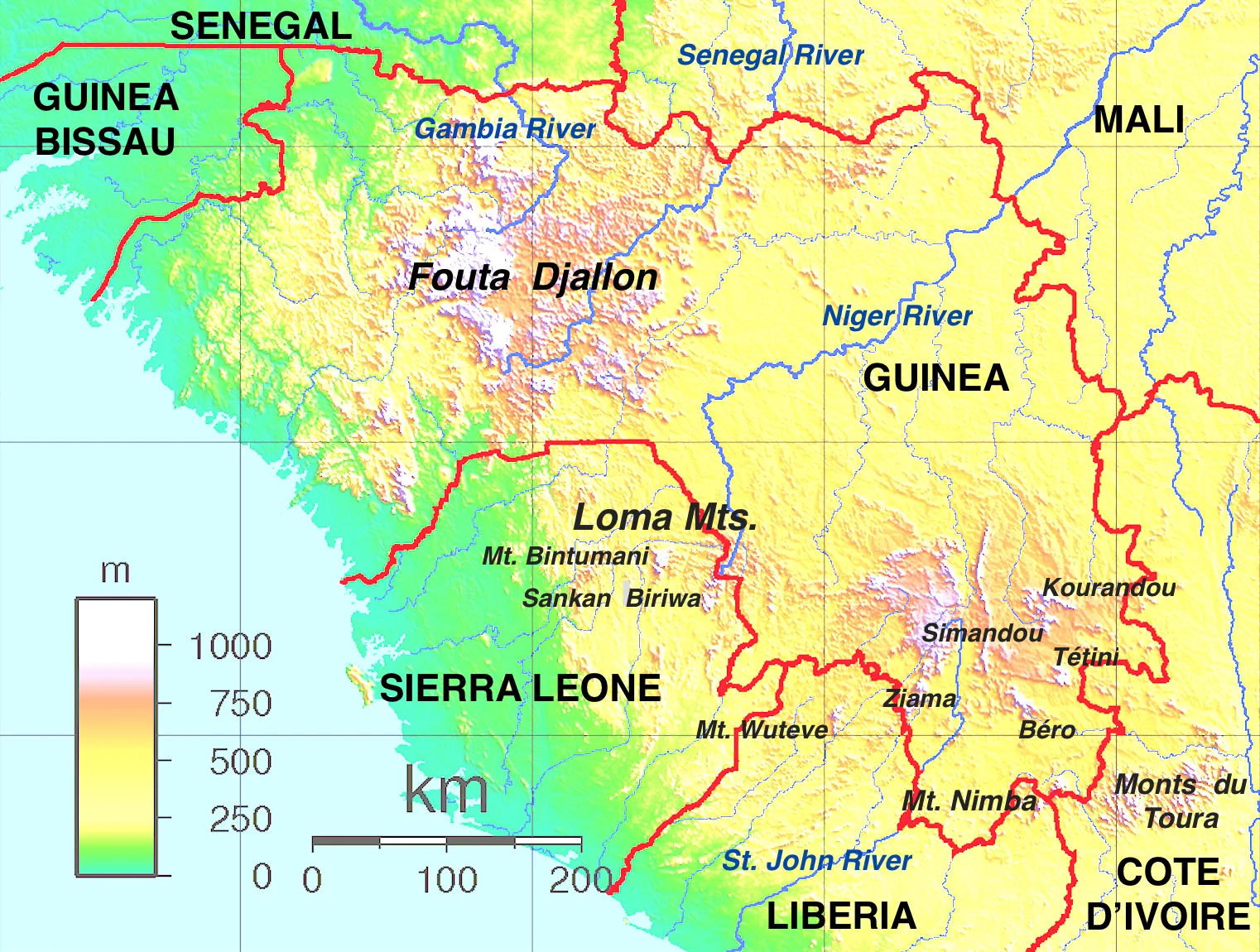Nimba-felföld — Man-hegy (Libéria)