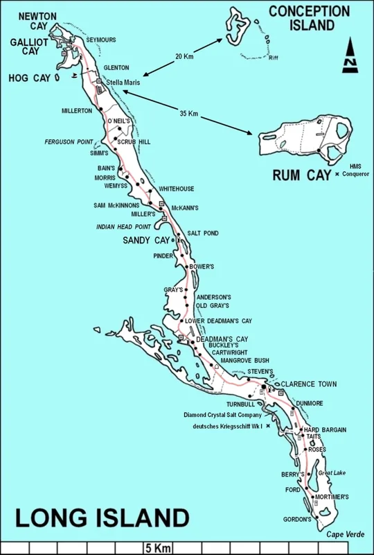 Creșterea animalelor pe Long Island — Deadman's Cay (Bahamas)