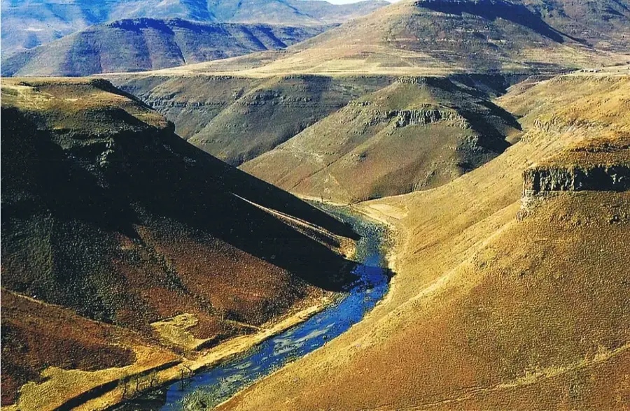 Malibamat'so-Fluss — Maputsoe (Lesotho)
