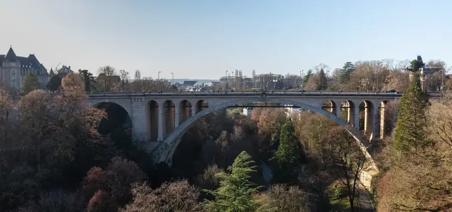 Adolphe Bridge — Petruss Park (Luxembourg)