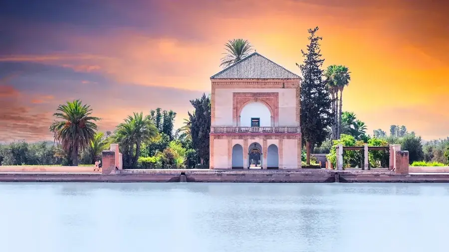 Pavillon der Menara-Gärten — Dar el Bacha (Marokko)