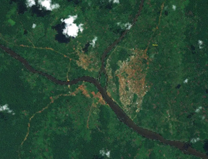 Râul Mambéré — Nola (Republica Centrafricană)