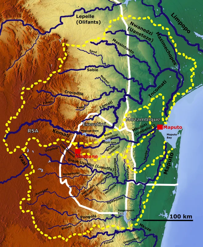 Mlumati-Fluss — Peak-Fine-Wald (Eswatini)