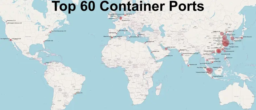 Terminalul de containere Bar — Palatul Regelui Nikola (Muntenegru)