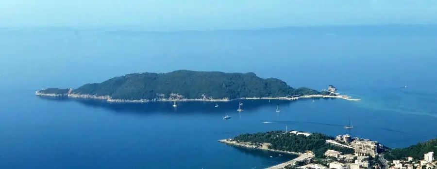 Insula Sveti Nikola — Podișul Miločer (Muntenegru)