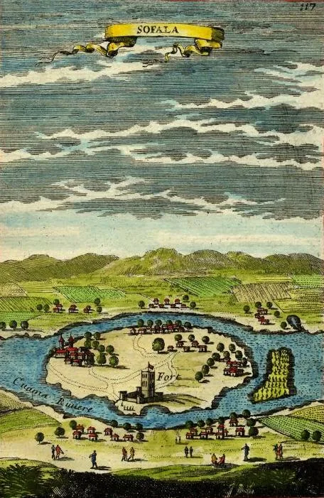 Altes Sofala (Nova Sofala) — Fort von Sofala (Mosambik)