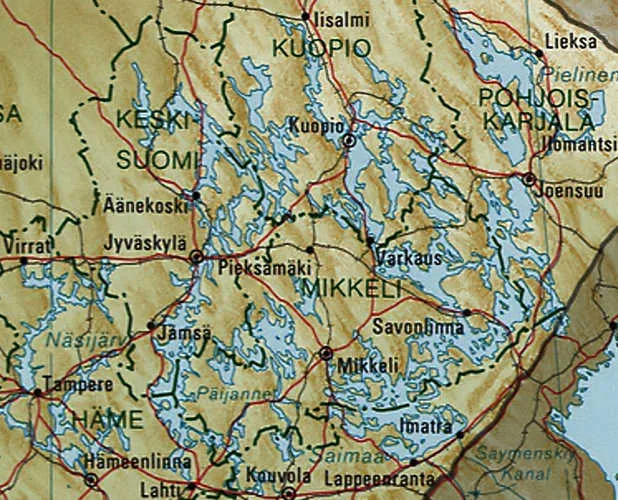 Finnish Lakeland — Taftan Volcano (Iran)