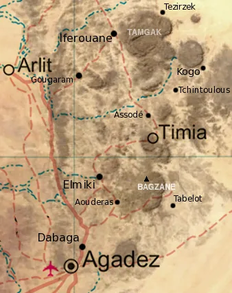 Ruinen von Assodé — Timia (Niger)