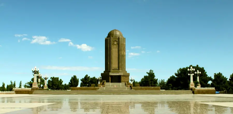 Nizami Mausoleum — Lake Maralgol (Azerbaijan)