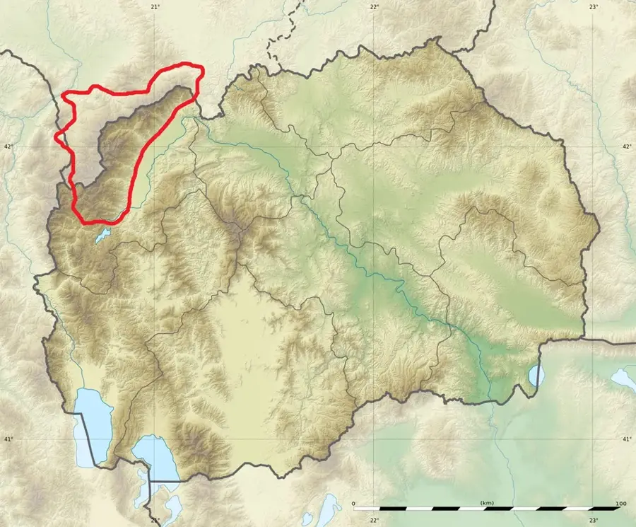 Šar-Planina-Gebirge — Štrpce (Serbien)