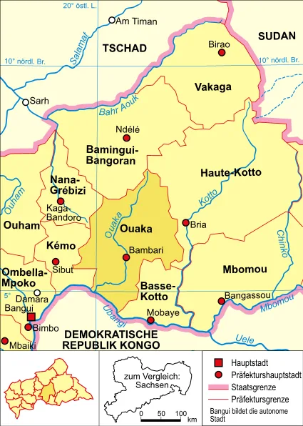 Râul Ouaka — Kouango (Republica Centrafricană)