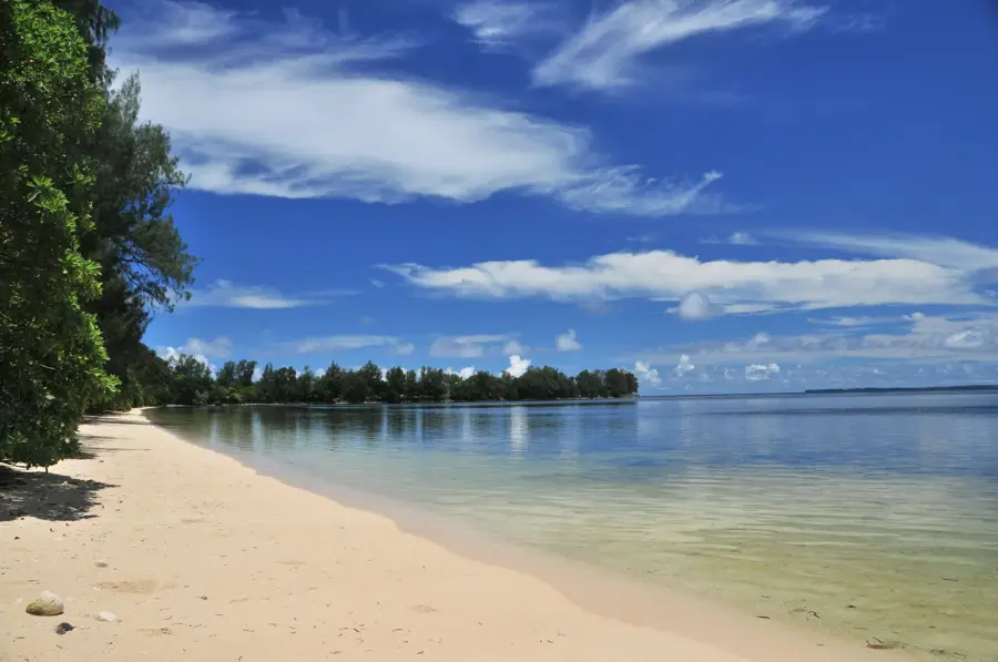 Schlachtfeld von Peleliu — Orange Beach (Palau)