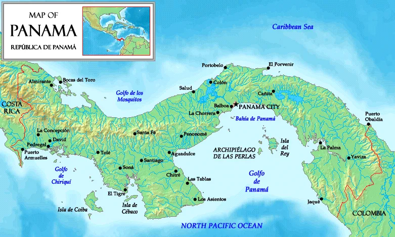 Perleninseln (Saboga/Isla Rey) — Bayano-See (Panama)