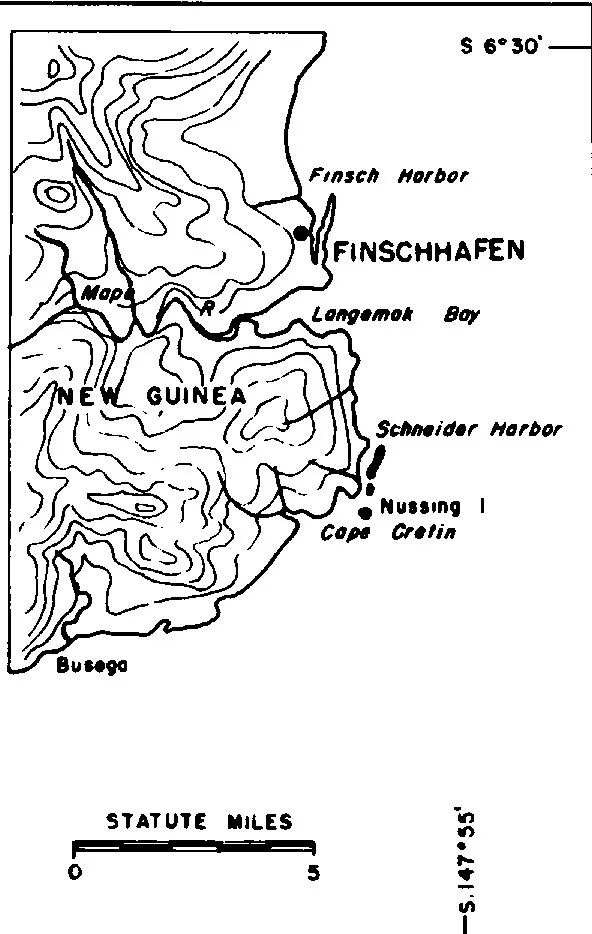 Finschhafen — Lae (Pápua Új-Guinea)