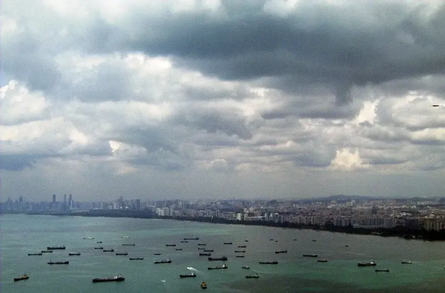 Hafen von Singapur