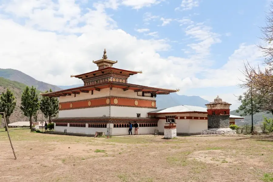 Câmpurile de muștar din Punakha — Punakha (Bhutan)