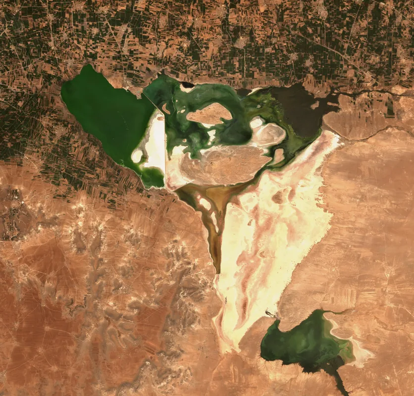 Dschabbul-Salzsee — Manbidsch (Syrien)