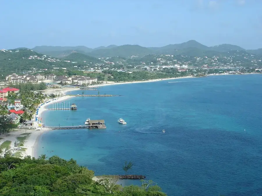 Centrul vechi din Gros Islet — Choc (Sfânta Lucia)