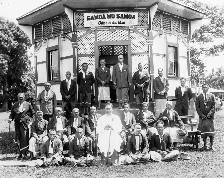 Mormântul lui Tupua Tamasese — Vaiusu (Samoa)