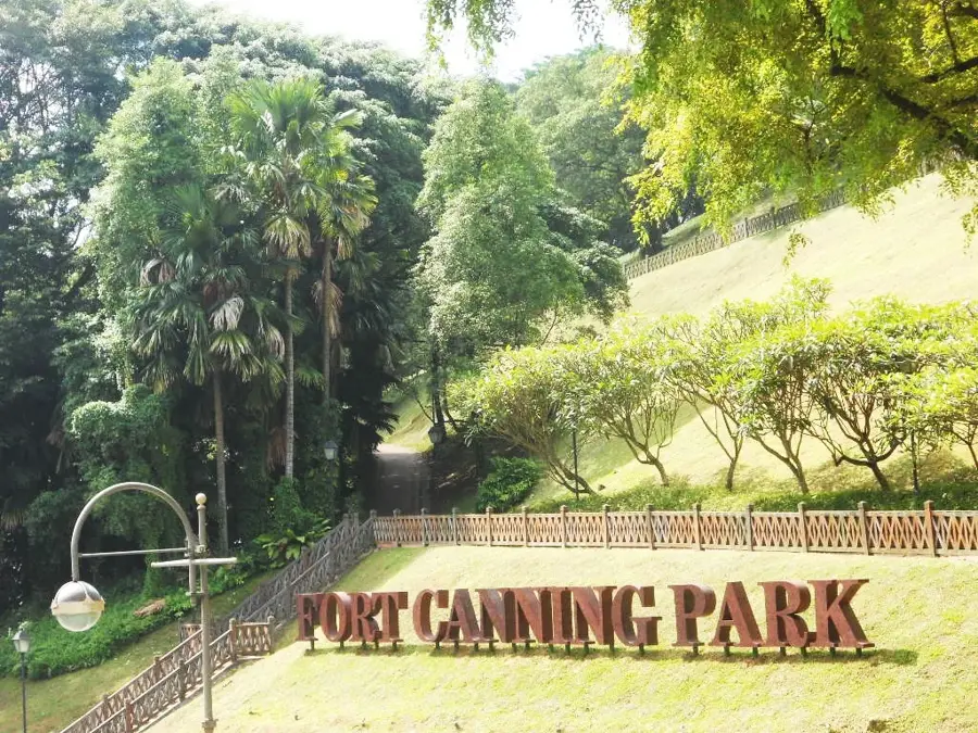 Fort Canning Park — Bahnhof Tanjong Pagar (Singapur)