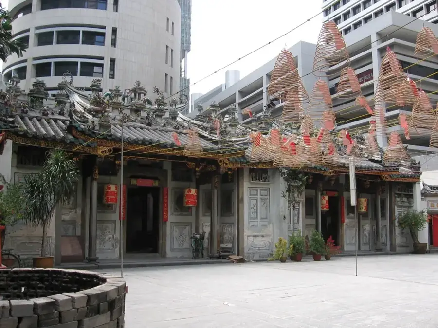 Yueh Hai Ching Tempel — Bahnhof Tanjong Pagar (Singapur)