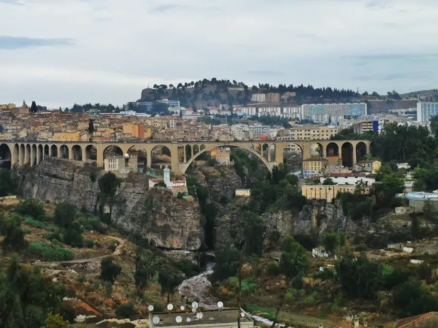 Podul Sidi Rached — Monumentul Eroilor din Constantine (Algeria)